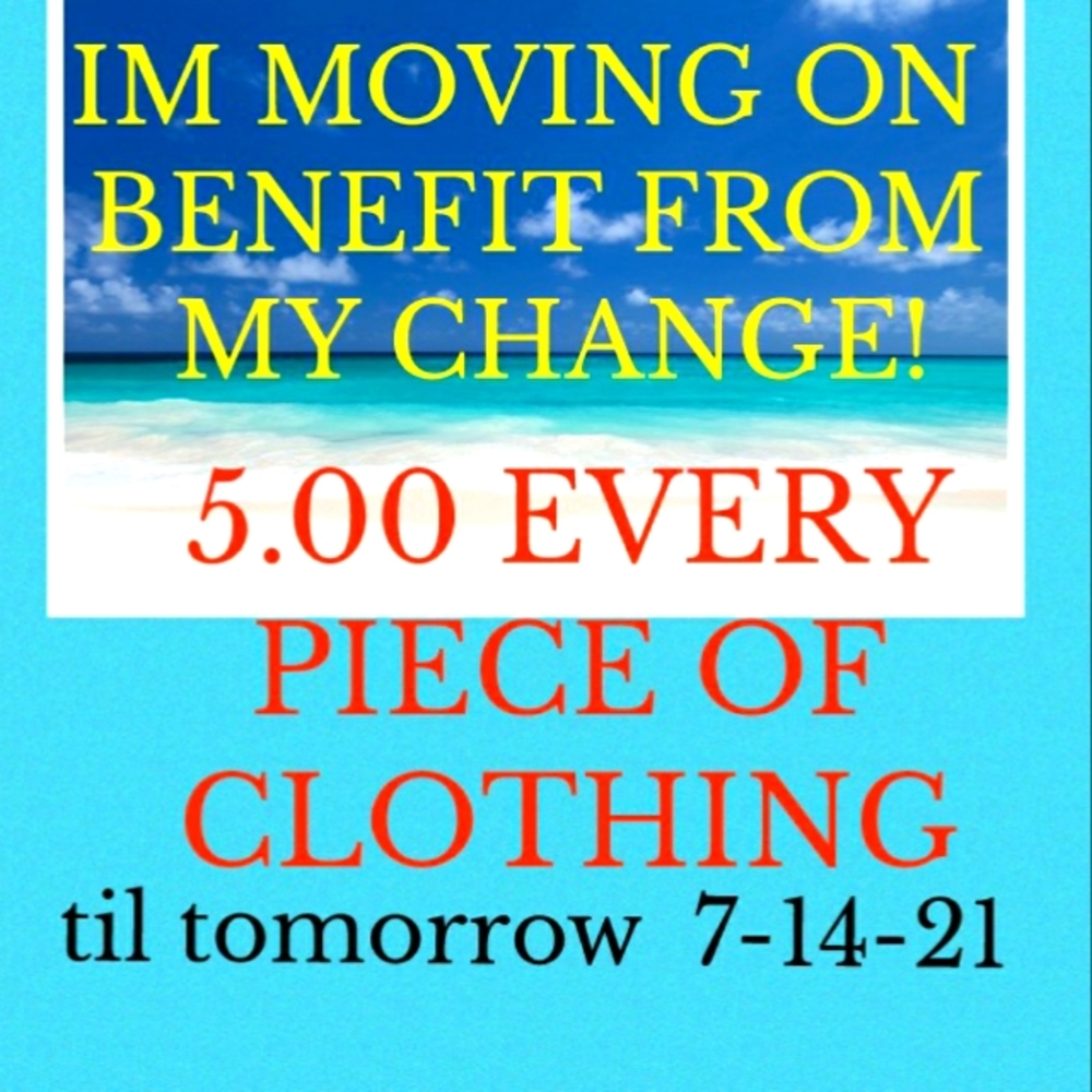 Everything!!! Going to charity on